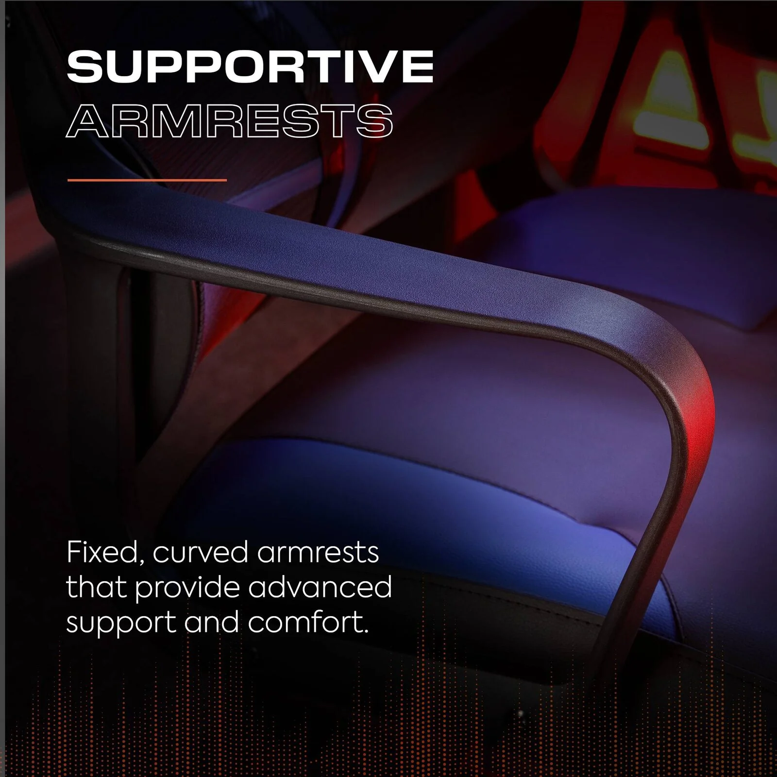 Helix Ergonomic PC Office Mesh Gaming Chair - Black / Blue