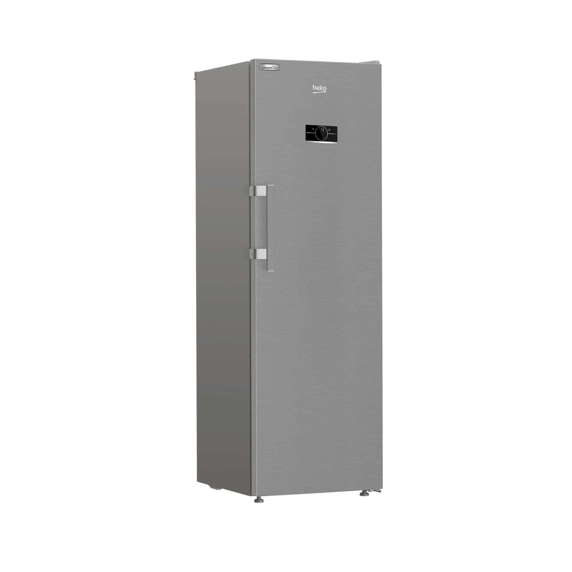 Beko 286L 60cm Upright Freezer Pearl Steel