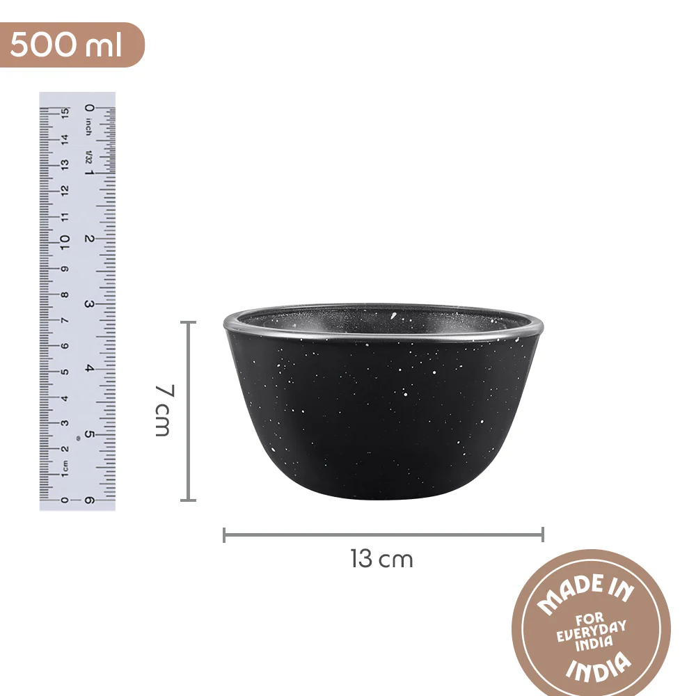 Colors Pebble Black Bowl