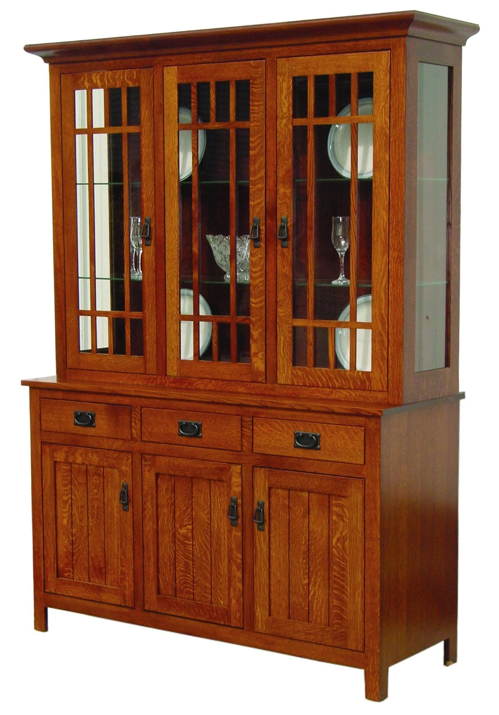 Amish Midway Mission Two Door Hutch