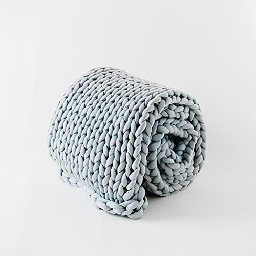Weighted Blanket, Hand Woven Chunky Knit Breathable and Cooling, Machine Washable