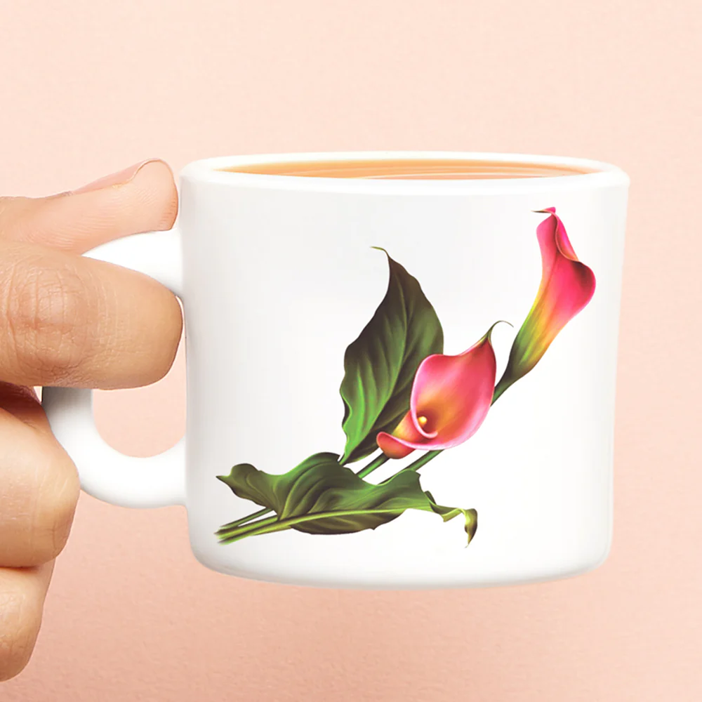 Larah by Borosil Stargazer Mug Set, 100ml x 6