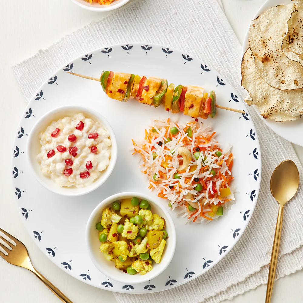 Larah by Borosil Fabula Dinner Set, 19 pc