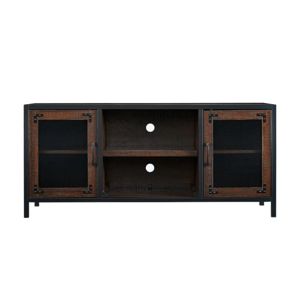 Matthew Media Console in Industrial Brown