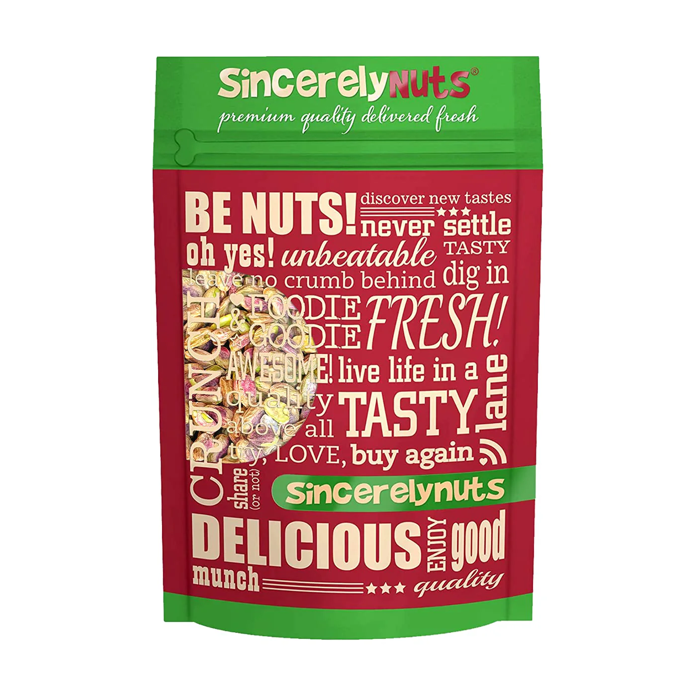 Pistachios Roasted and Salted Kernels - Meats - No Shell