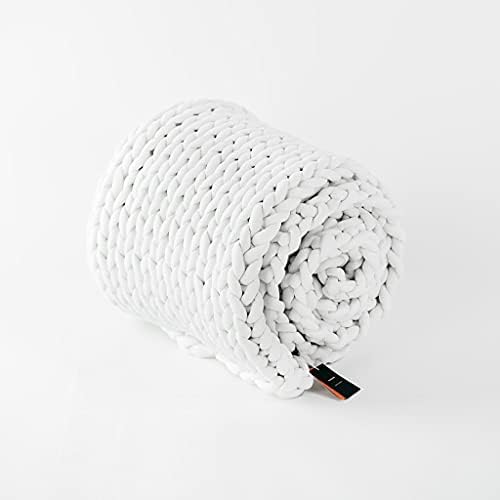 Weighted Blanket, Hand Woven Chunky Knit Breathable and Cooling, Machine Washable