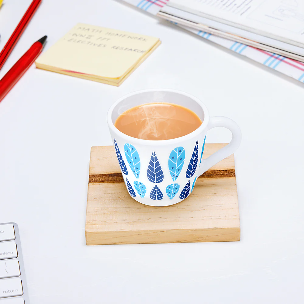 Larah by Borosil Novelty Fable Mug Set, 110ml x 6