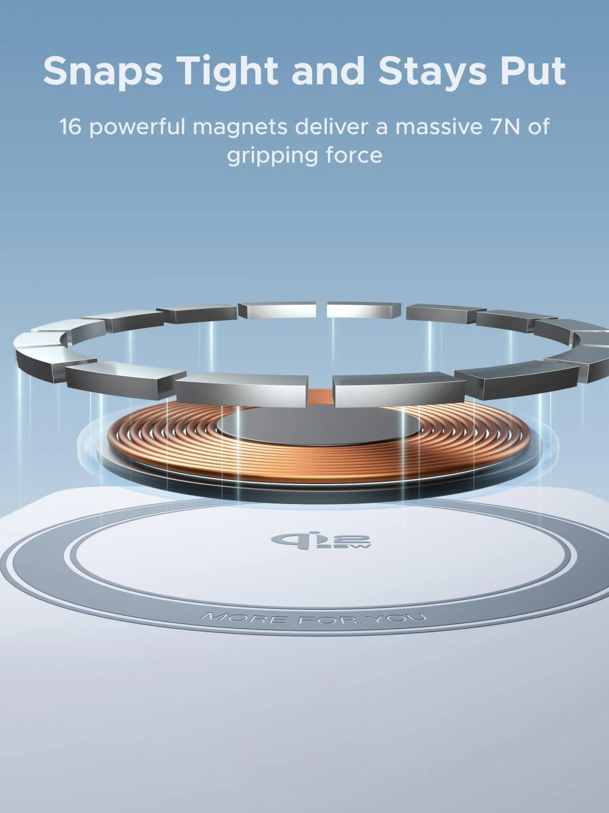 UGREEN MagFlow 3-in-1 Magnetic Wireless Charger (Qi2 25W, MagSafe-Compatible)