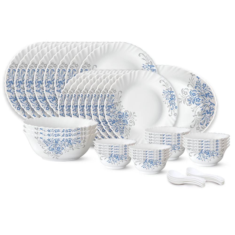 Larah by Borosil Arche 44 pc Dinner Set