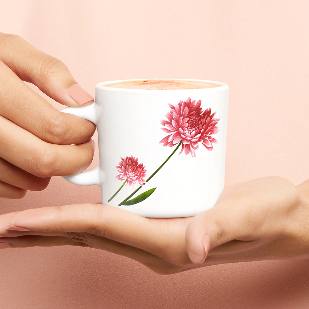 Larah by Borosil Belle Mug Set, 180ml x 6