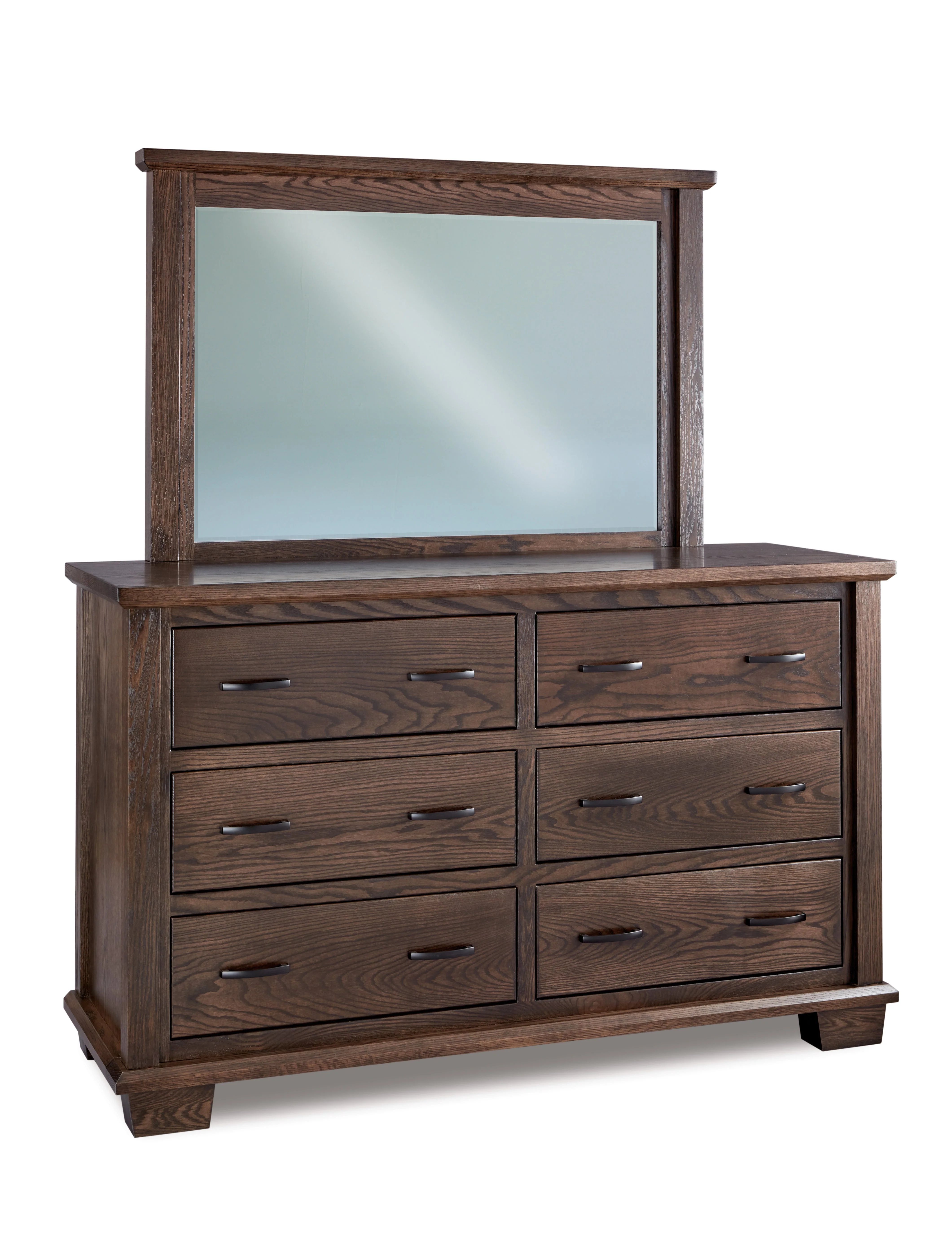 Amish Burlington Six Drawer Dresser