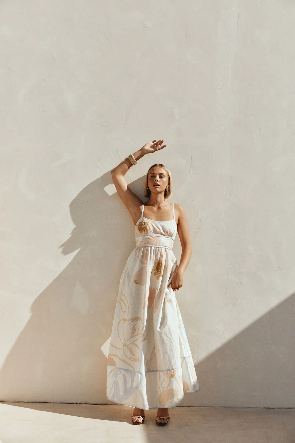 SAMPLE-Genevieve Dress - Vintage Bloom