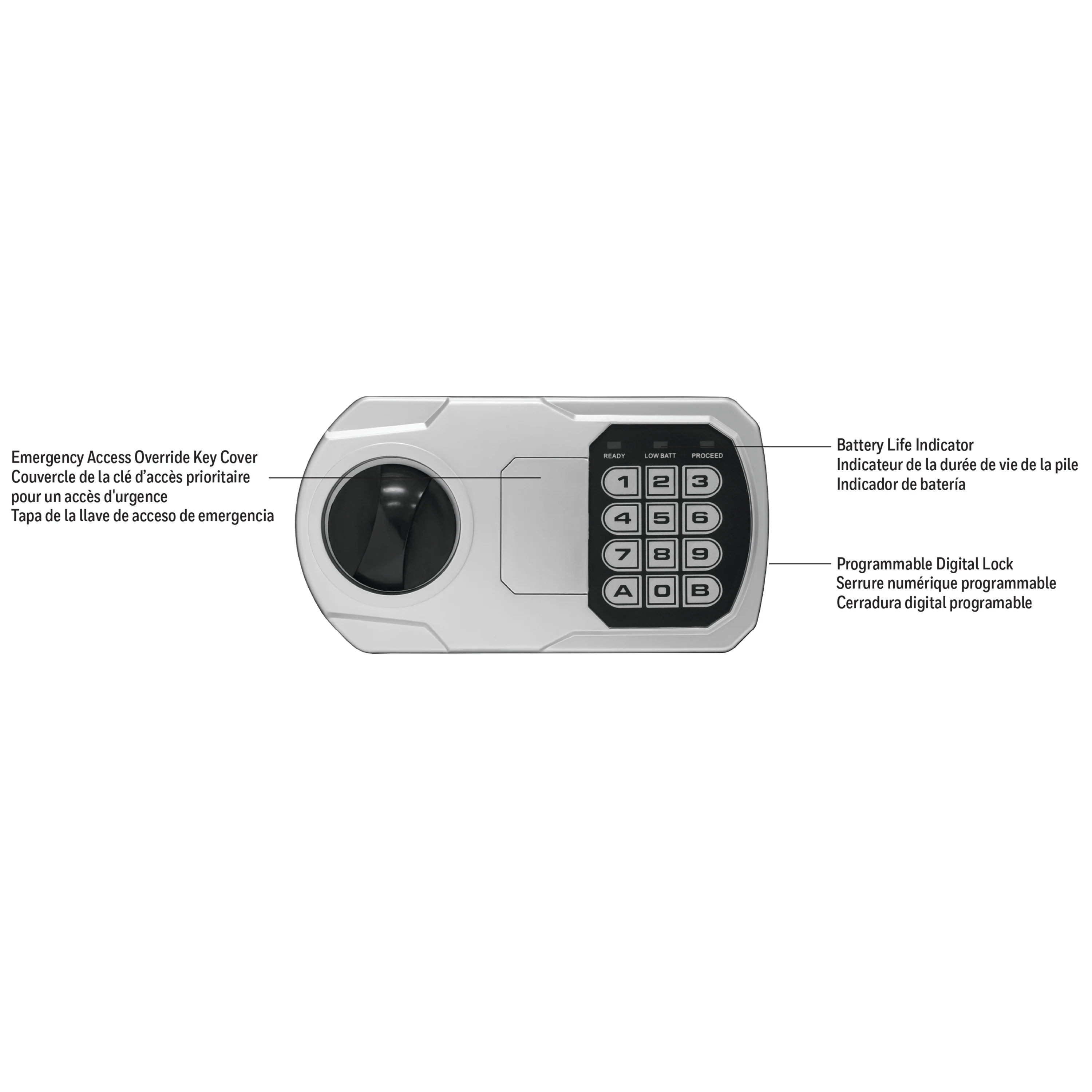 Honeywell 5330DOJ Steel Security Safe