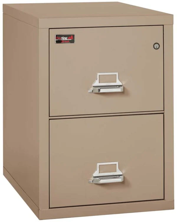 FireKing 2-1929-2 Two-Hour Two Drawer Vertical Letter Fire File Cabinet