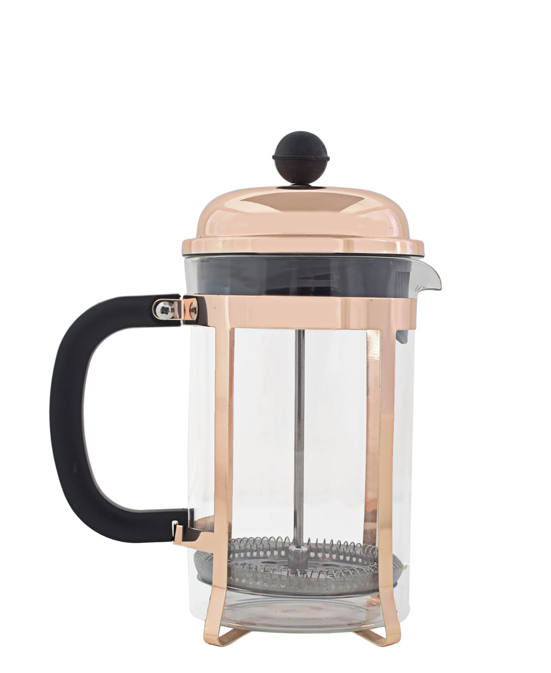 Aqua 600ml Coffee Plunger - Rose Gold