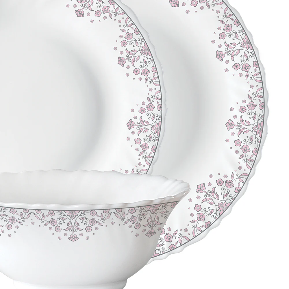 Larah by Borosil Lark Dinner Set, 19 pc