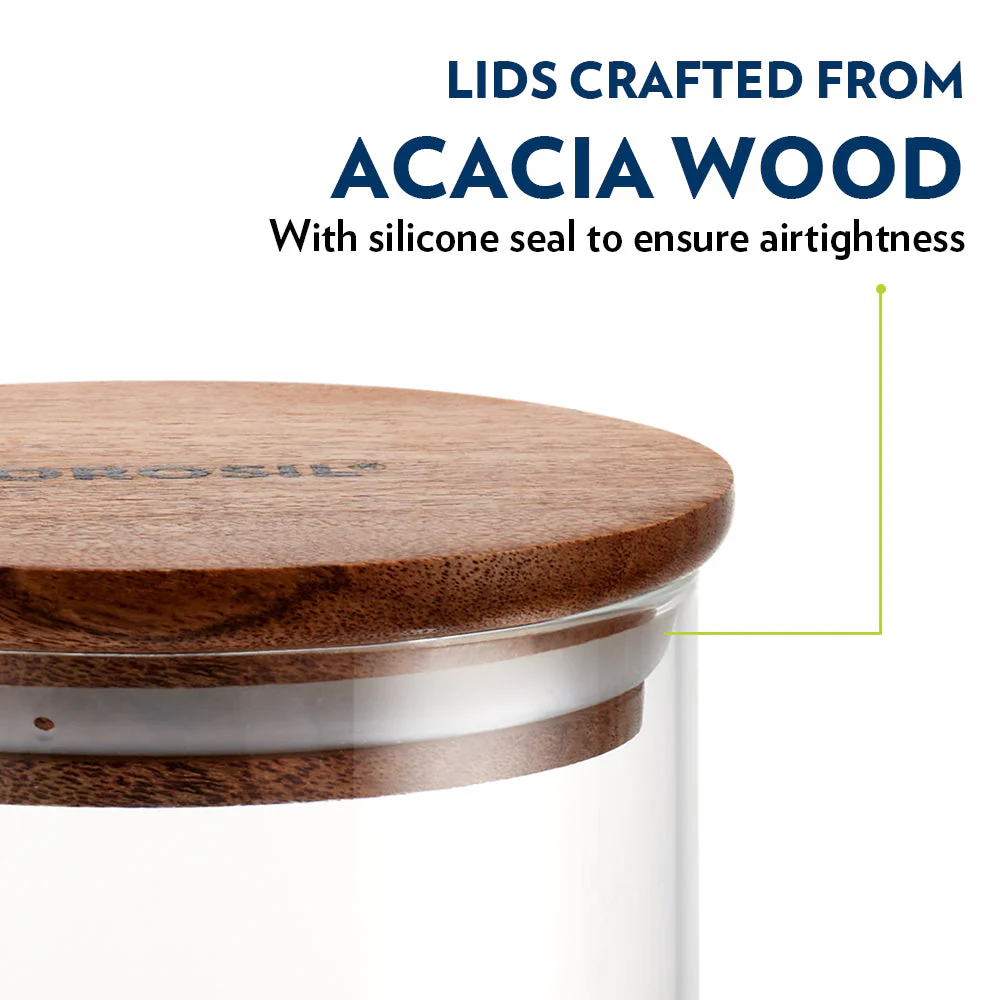 Classic Glass Jar with Wooden Lid