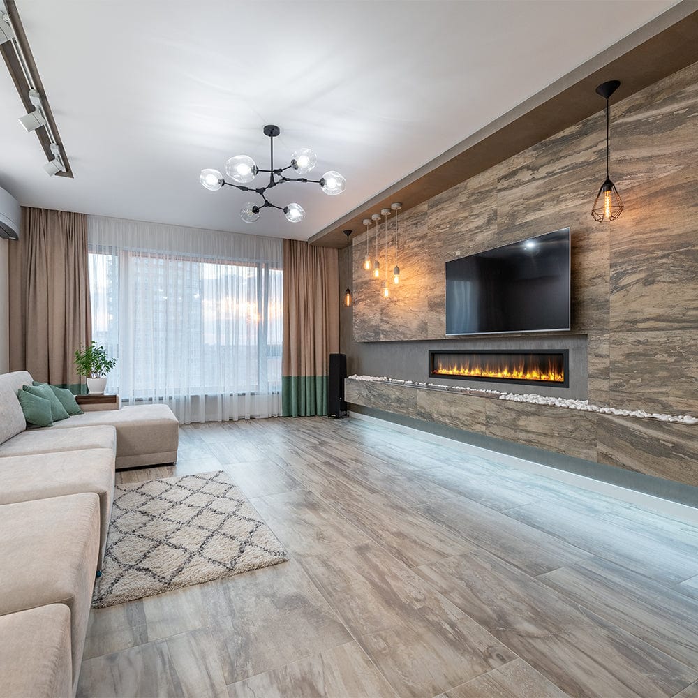 Dynasty 82-in Cascade Linear Electric Fireplace