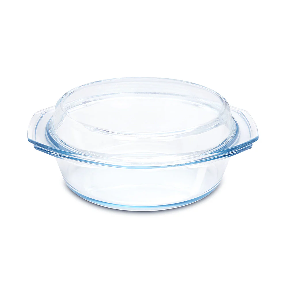 Borosil Round Casserole w Lid, 2L-No Stock
