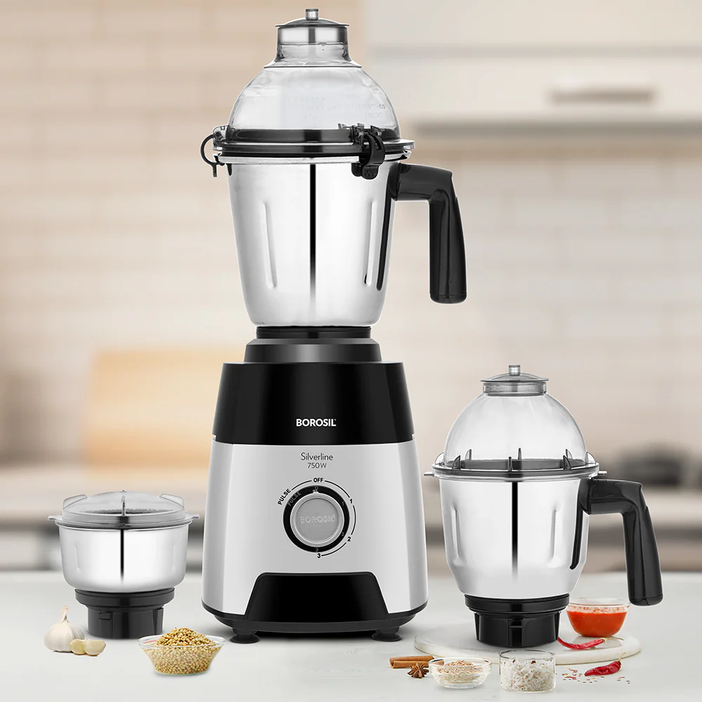 Borosil Silverline Mixer Grinder W17