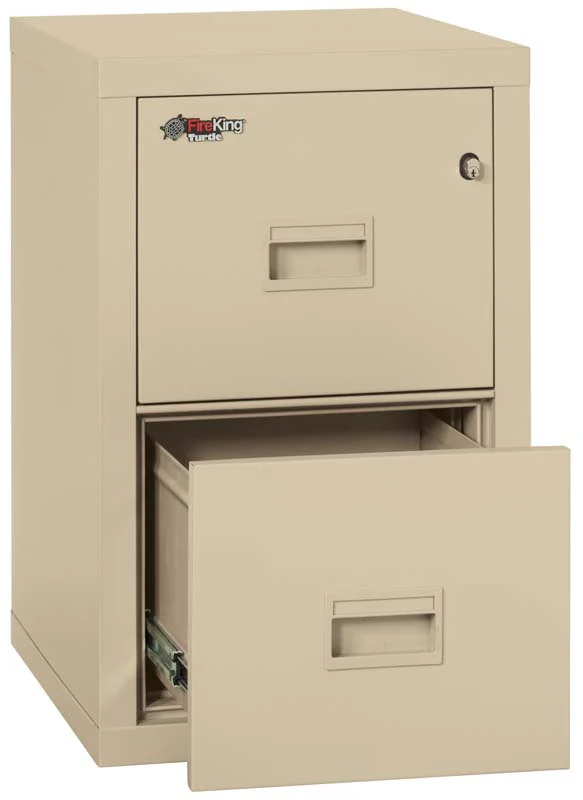 FireKing 2R1822-C Two Drawer Turtle Vertical 22