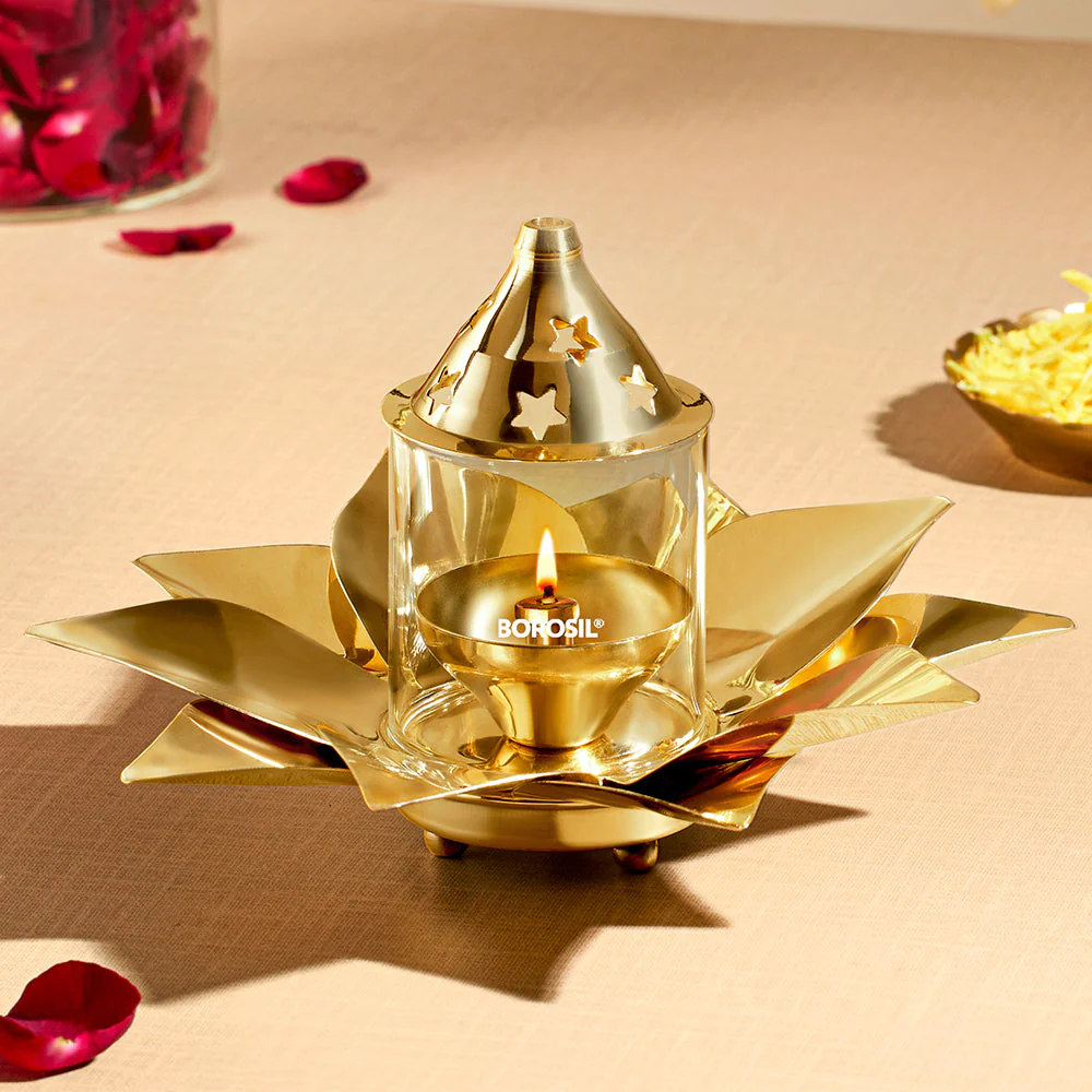 Borosil Kamal Akhand Diya, Small