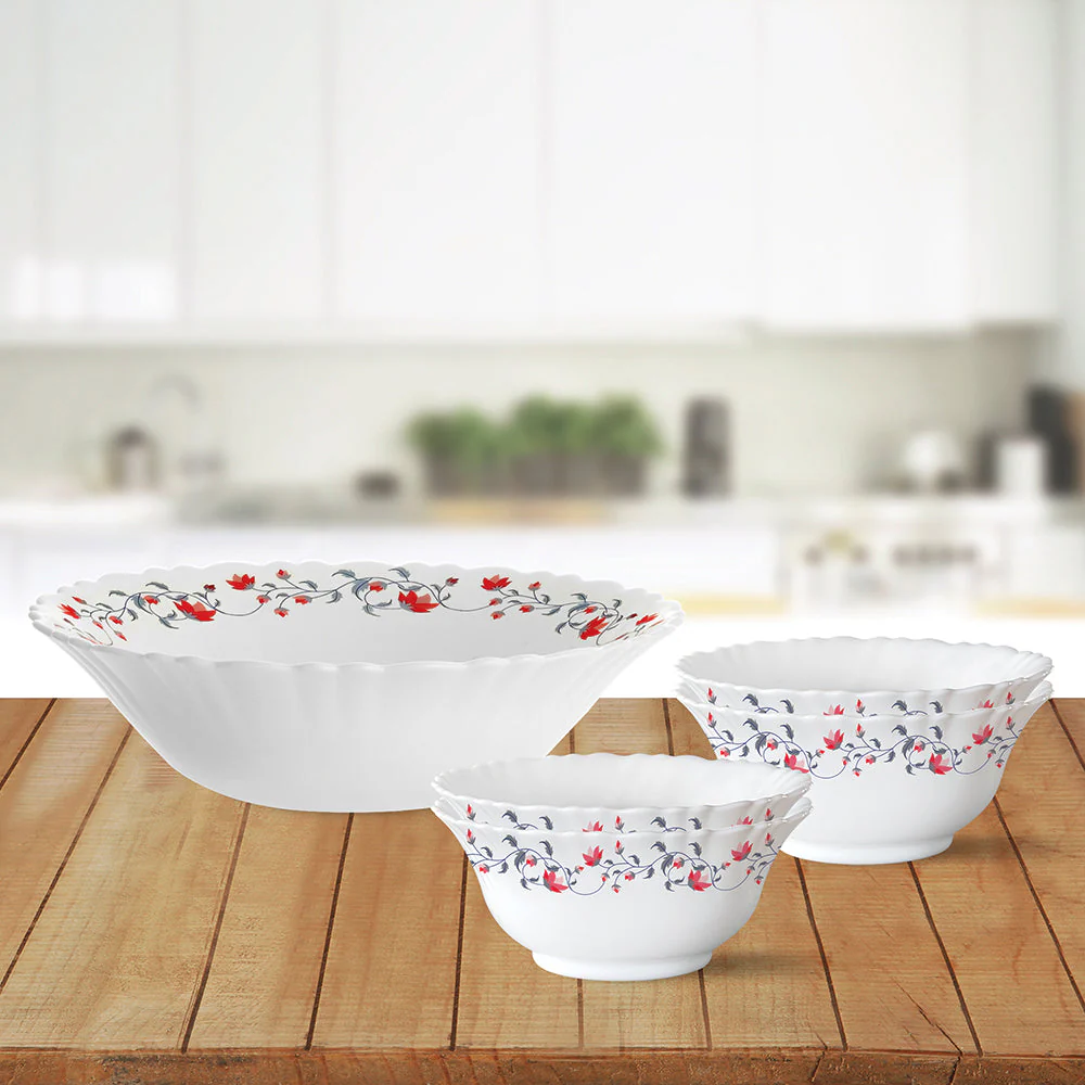 Larah by Borosil Pentas Pudding Set, 7 pc (Small)