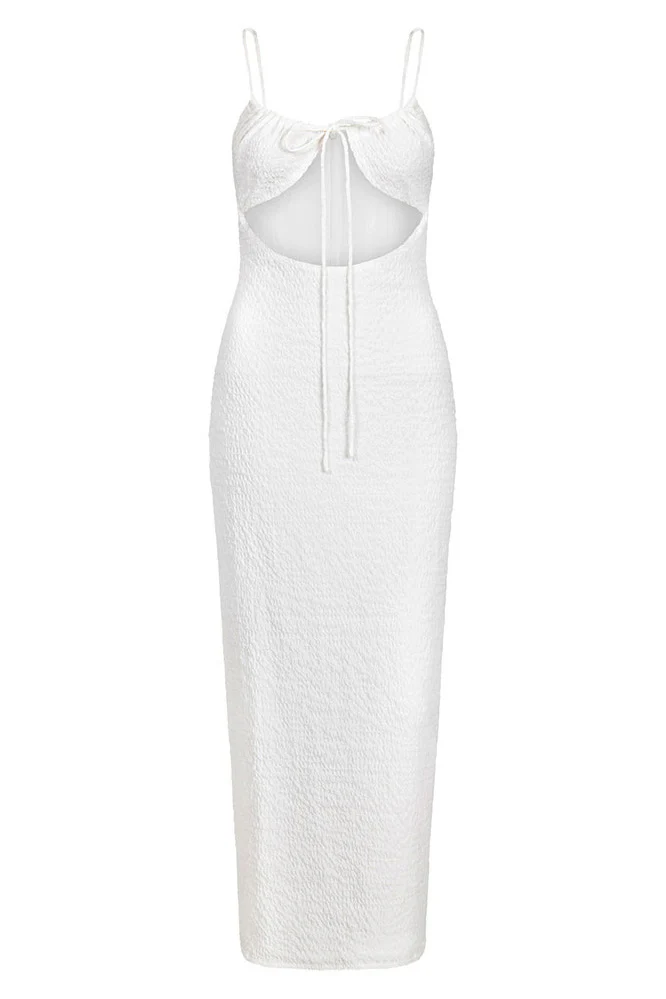 SAMPLE-Charlina Midi Dress - White