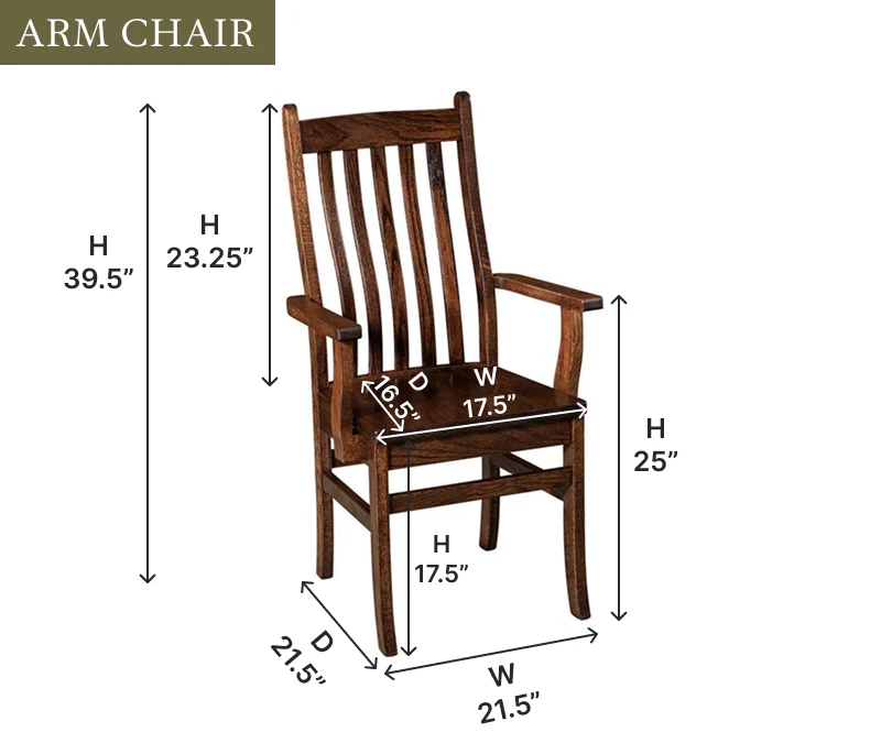 Amish Abe Chair - Quick Ship