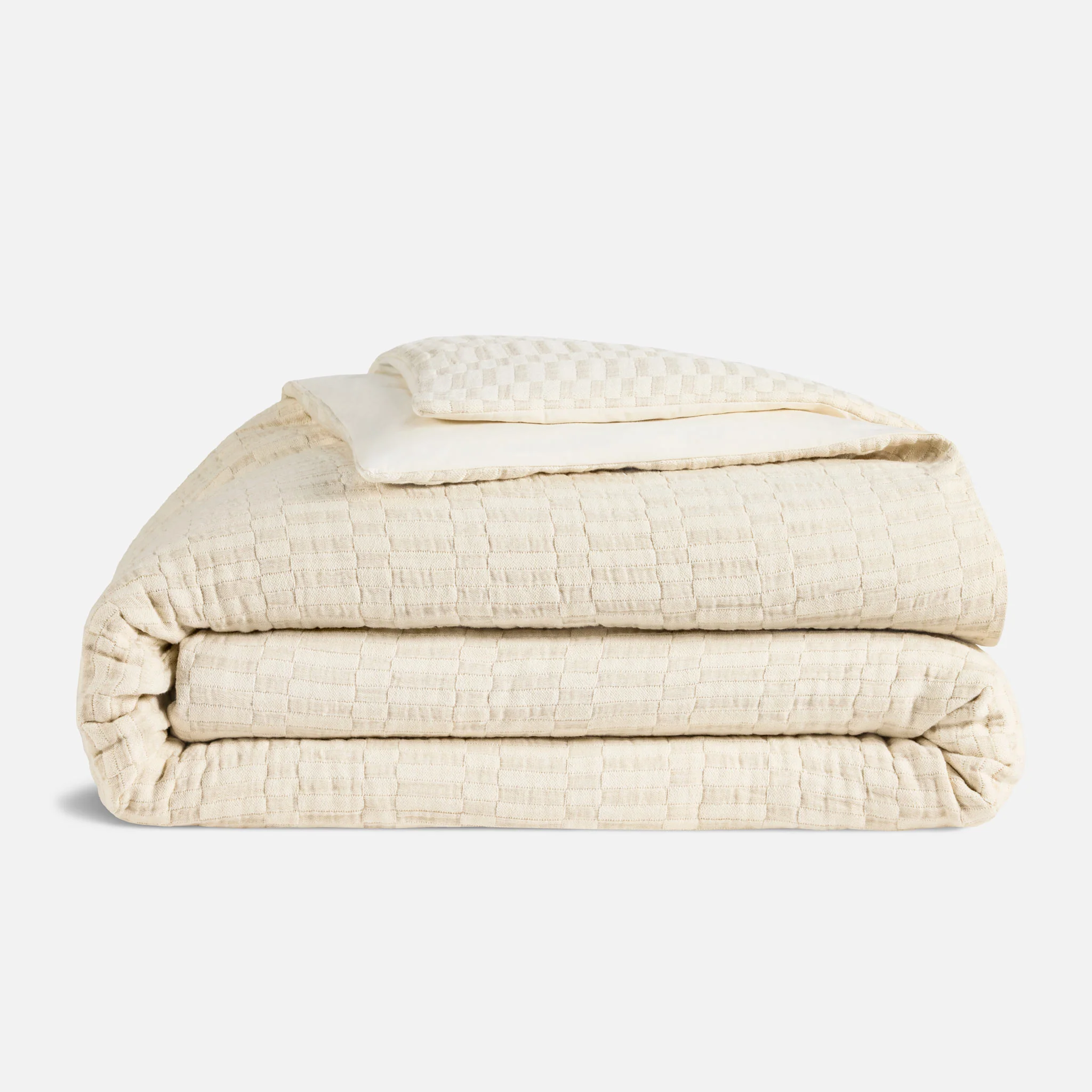 Woven Checkerboard Duvet Cover - Last Call