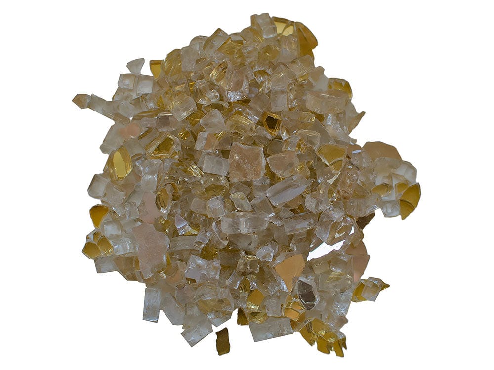Amantii Champagne Reflective Fire Glass - 5 lbs.