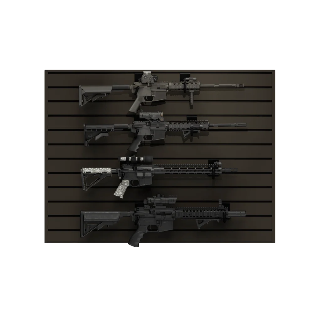 Hold Up Displays Four Rifle Wall Display HD101