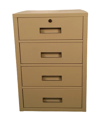 Fenco 608 Goldline Lowboy Pedestal Unit with 4 Box Drawers (Top 2 Locking Drawers)
