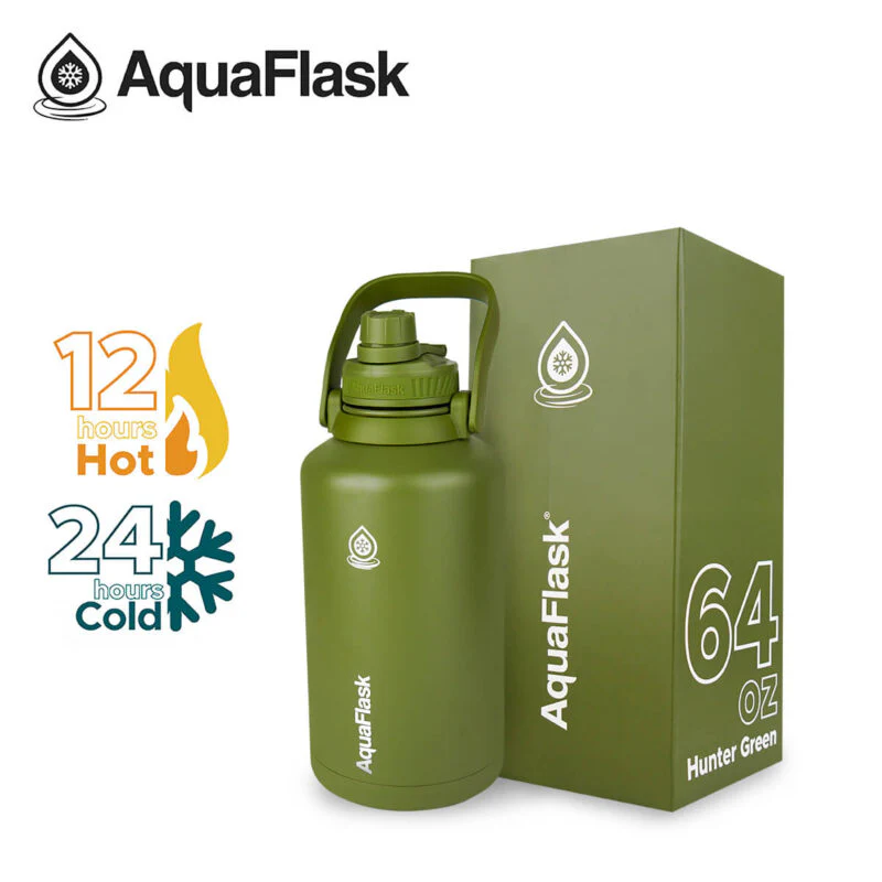 Aquaflask 3.8Lt Flask Growler Green