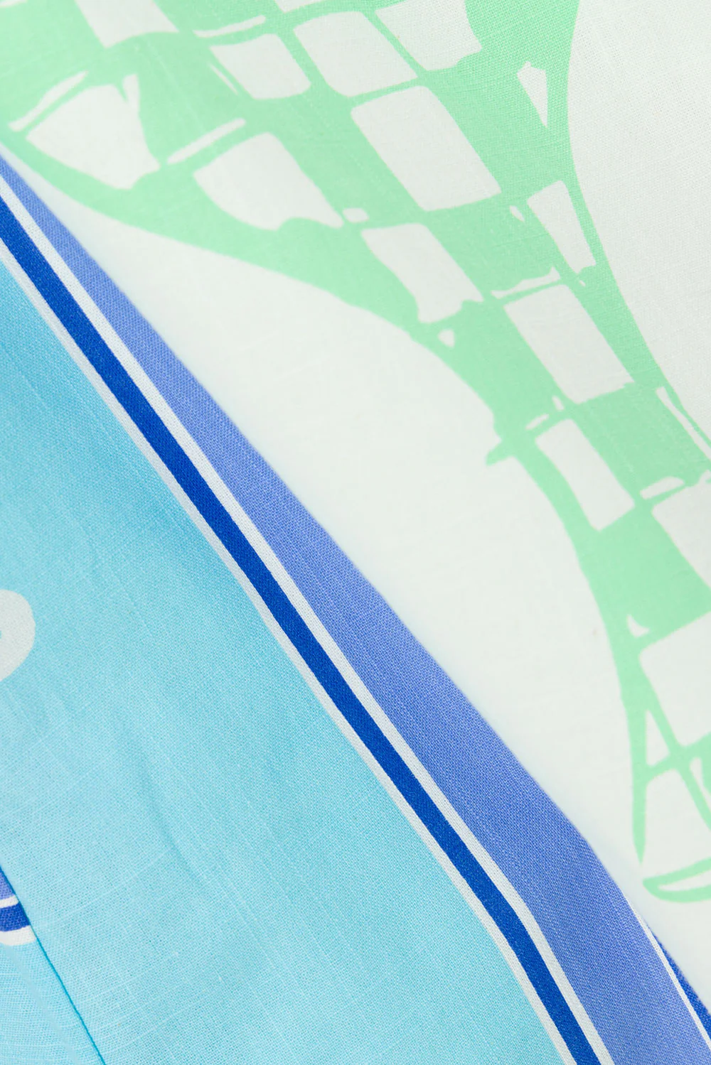 Amira Dress - Scarf Azure