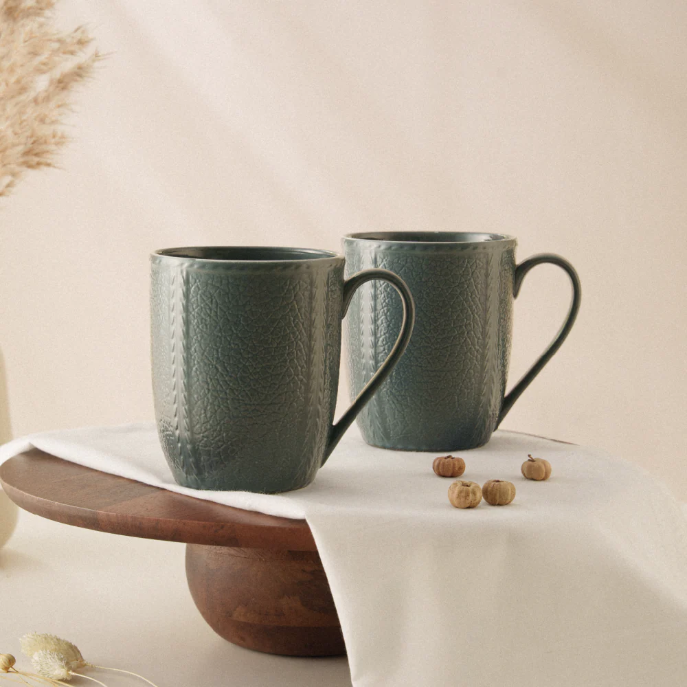 Elva Porcelia Mug, Slate