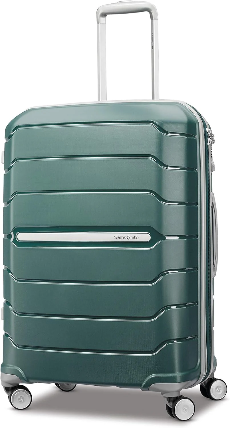 Travel Luggage, Expandable with Double Spinner Wheels