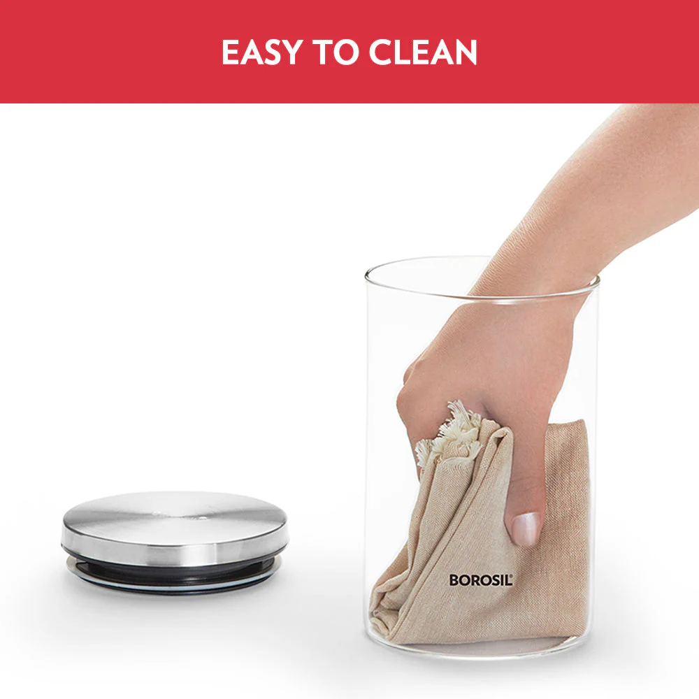 Classic Glass Jar Set with Wooden Tray