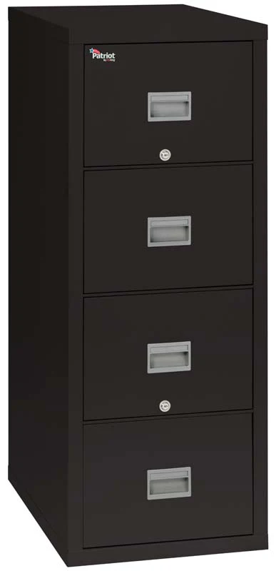 FireKing 4P1825-C 4 Drawer Patriot Vertical File Cabinet (Legal/Letter)