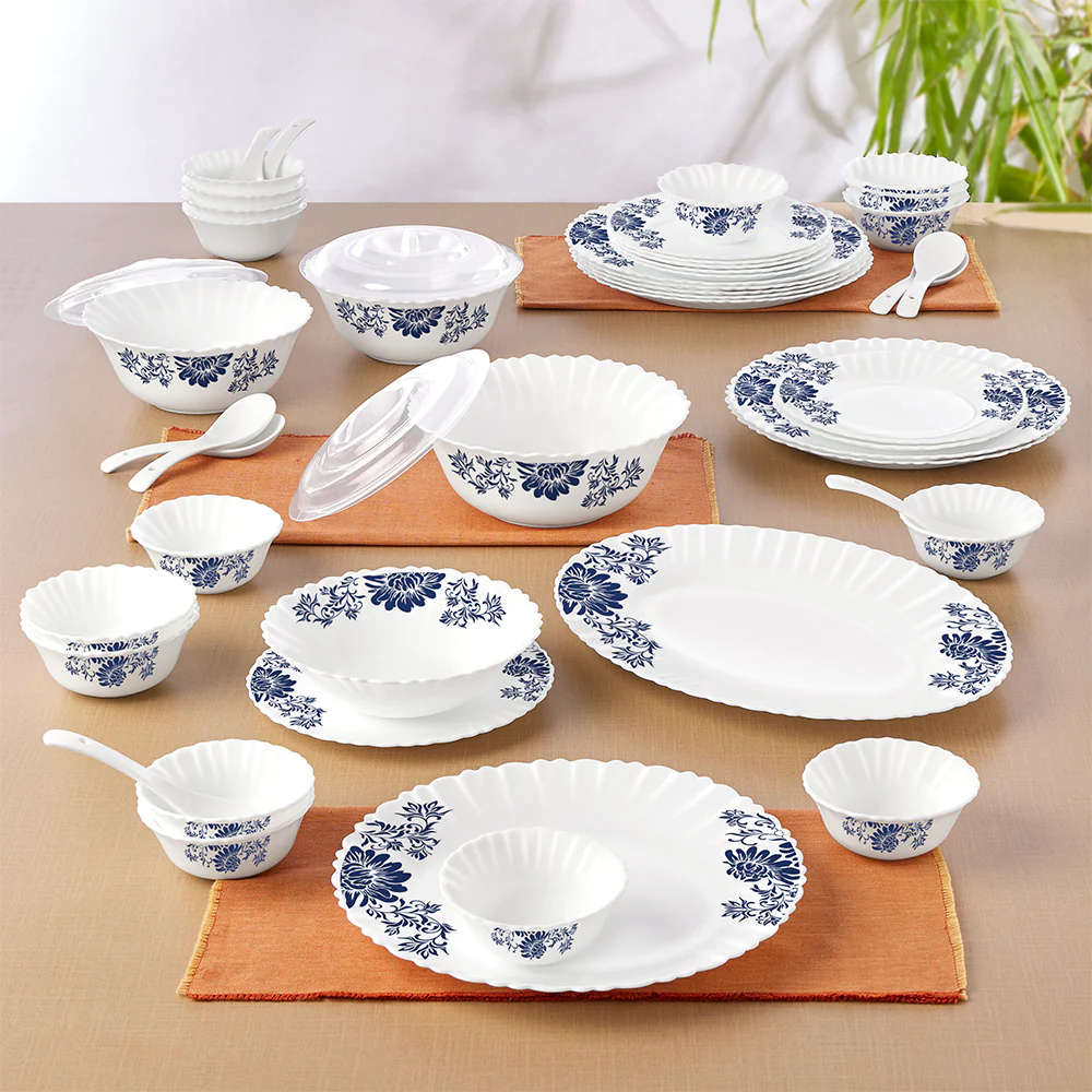 Larah by Borosil Leona 47 pc Dinner Set