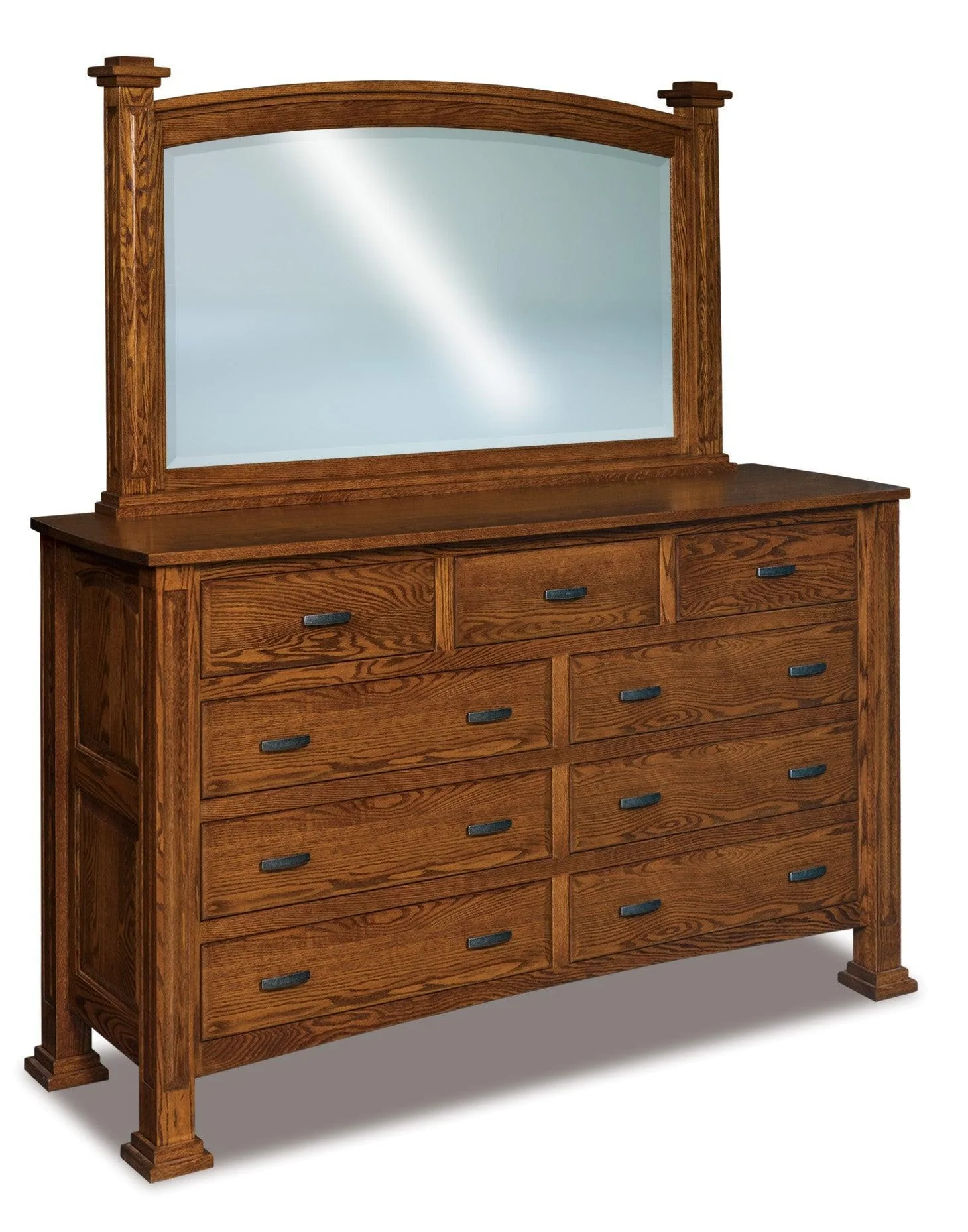 Amish Lexington Nine Drawer Dresser