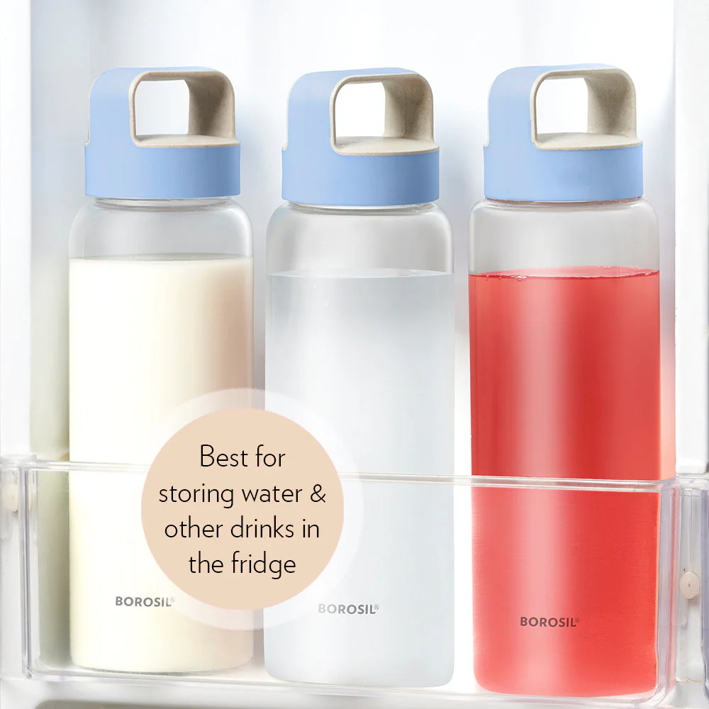 Crysto Wide Mouth Clear Glass Bottle