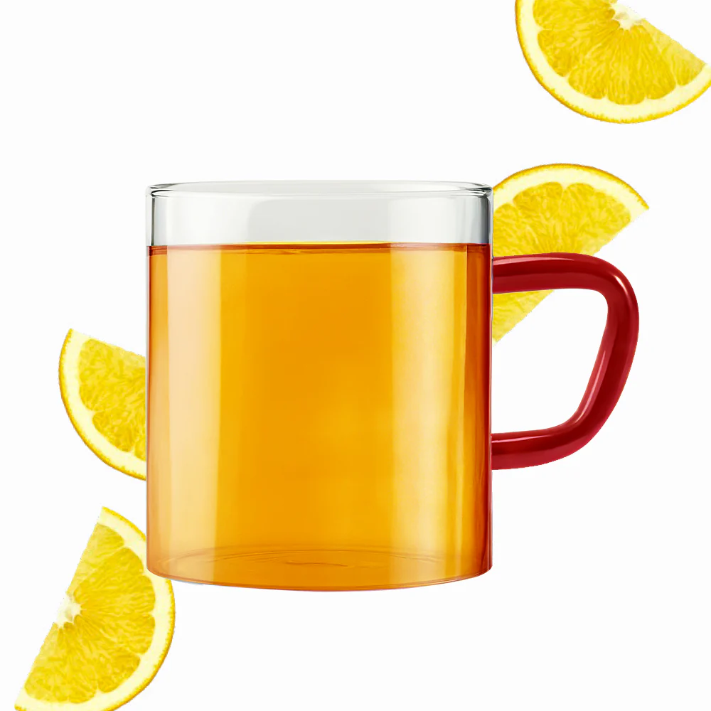 Borosil Brown Vision Classic Mug Set, 190ml x 6