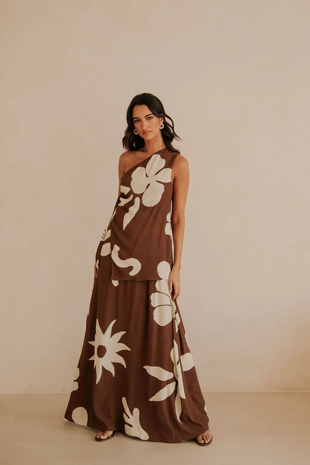 Lessi Dress - Galene Brown