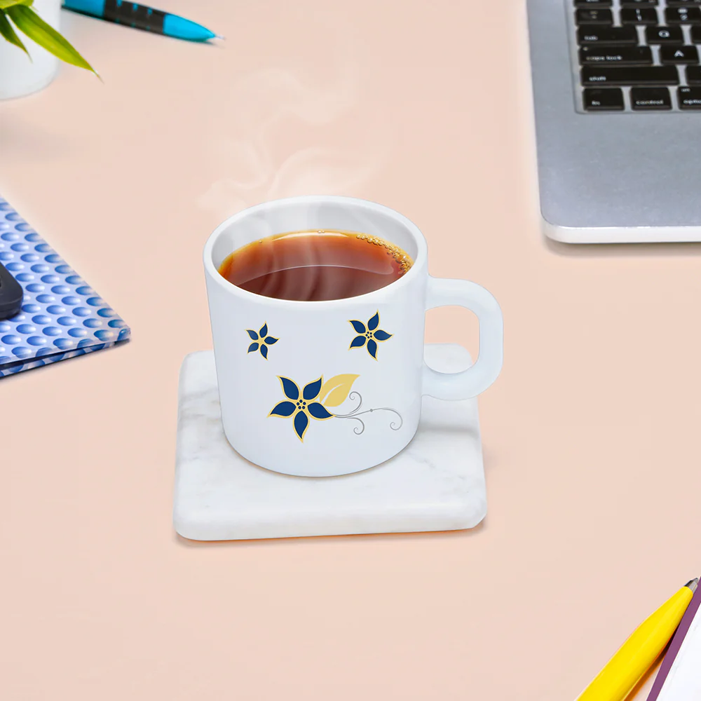 Larah by Borosil Viva Mug Set, 180ml x 6