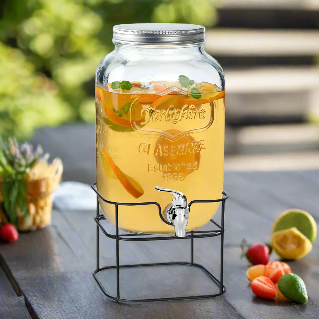 CH 4Lt Juice Dispenser with Stand Clear