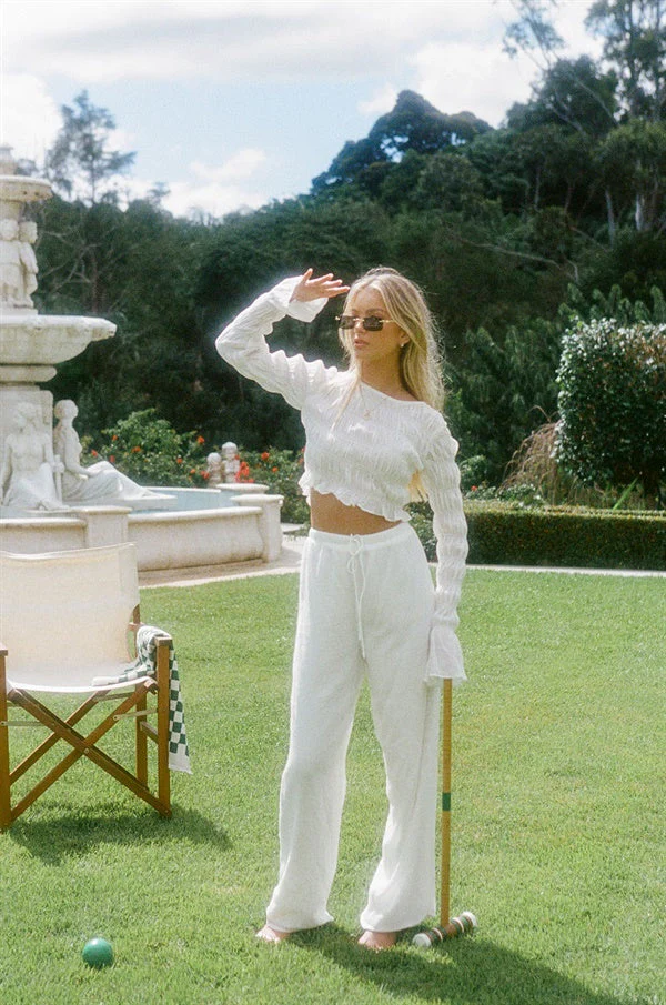 SAMPLE-Coconut Scrunch Top