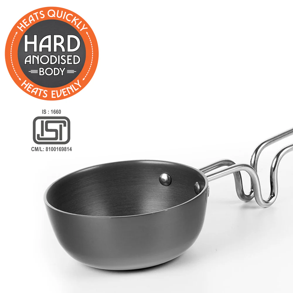 Hard Anodized Tadka Pan, 11 cm / 300 Ml