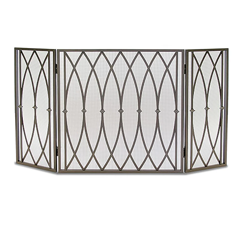 Addison 3-Panel  Screen, Burnished Bronze