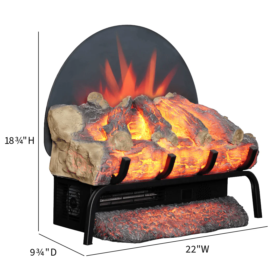 BurnBrite 22 Inch Smart Electric Log Insert